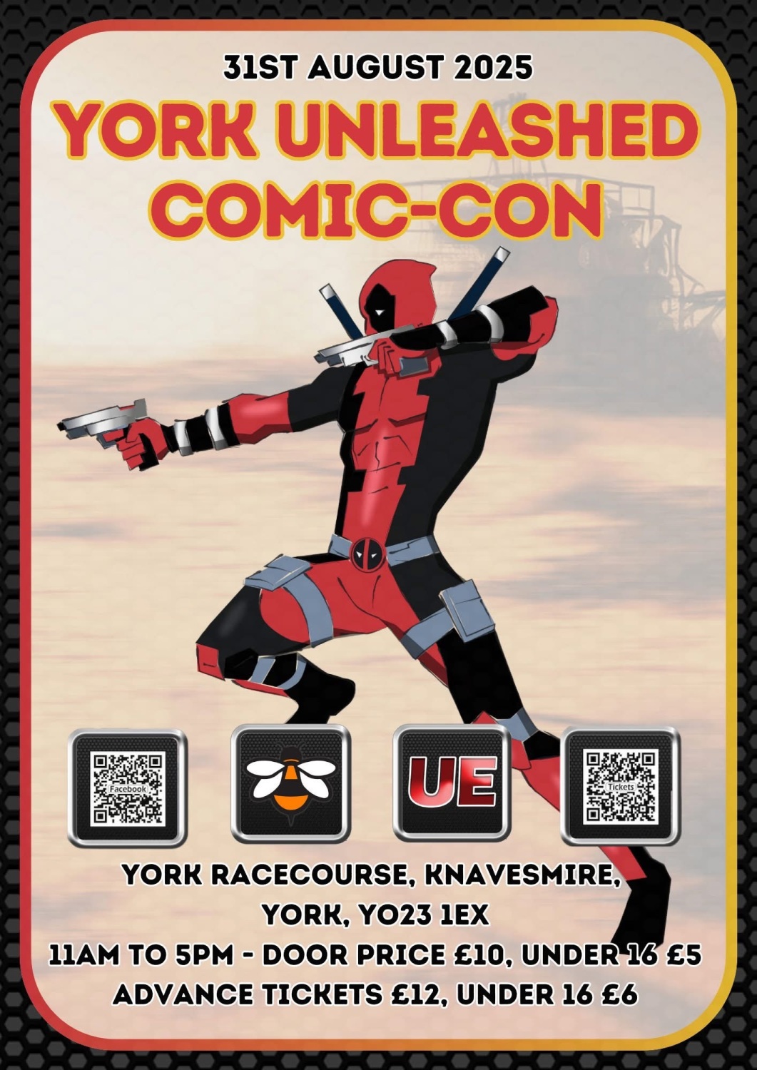 12. York Unleashed Comic-Con Advance Tickets