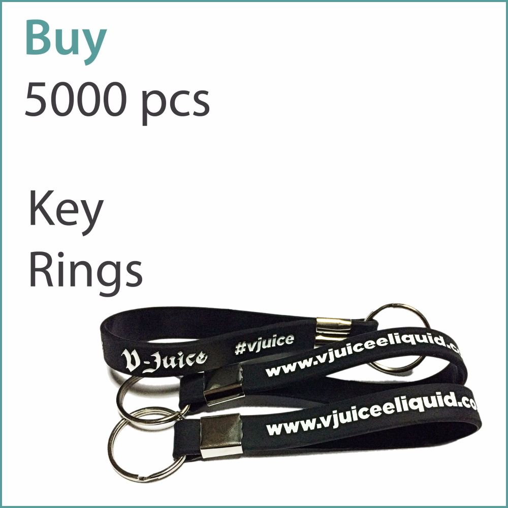 C4) Custom Silicone Keyrings x 5000 pcs
