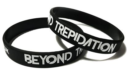 * Beyond Trepidation Custom Printed Silicone Wristands by www.promo-bands.c