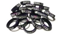 * Oxford Vapours 3 Custom Printed Swirled Silicone Vape Bands by www.promo-