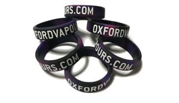 * Oxford Vapours Custom Printed Swirled Silicone Vape Bands by www.promo-ba