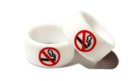 No Smoking Vape Band Stock Design - Custom Printed Vape Tank Band Silicone