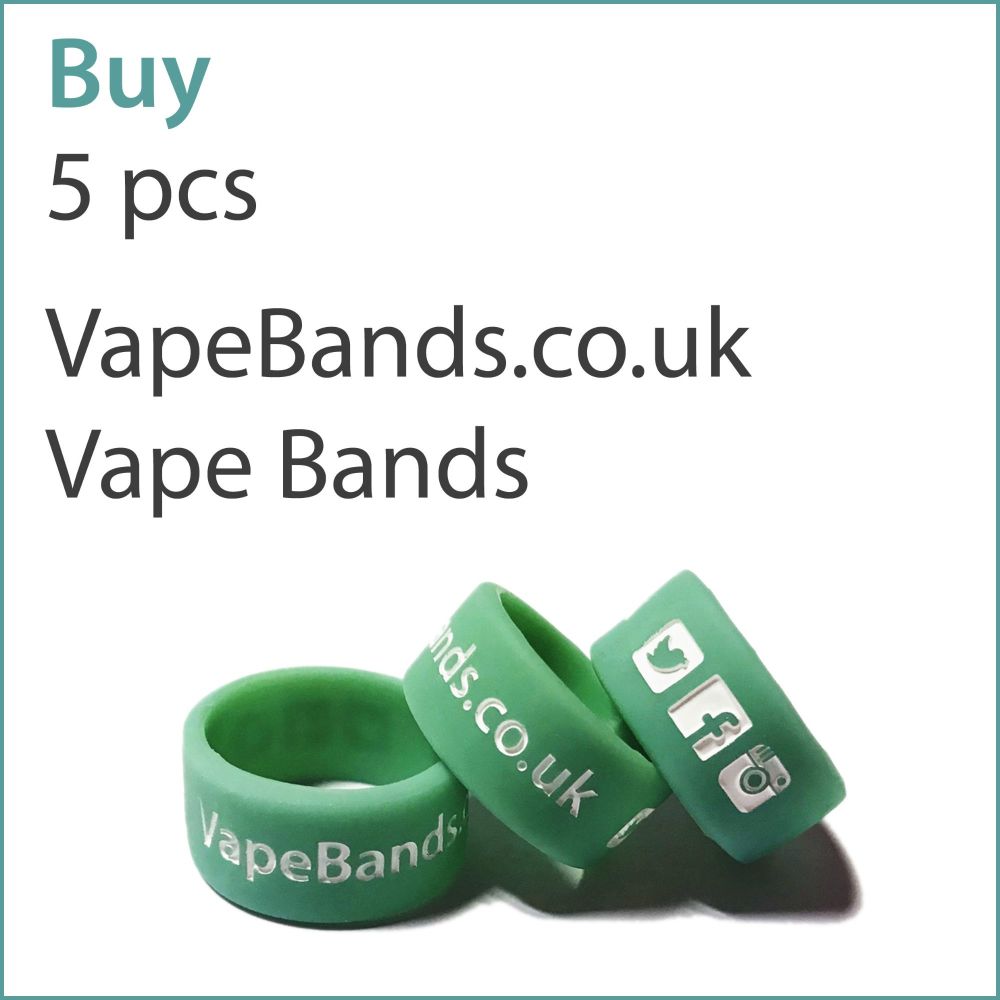 A6) Printed Vape Bands x 5 pcs (VapeBands.co.uk)