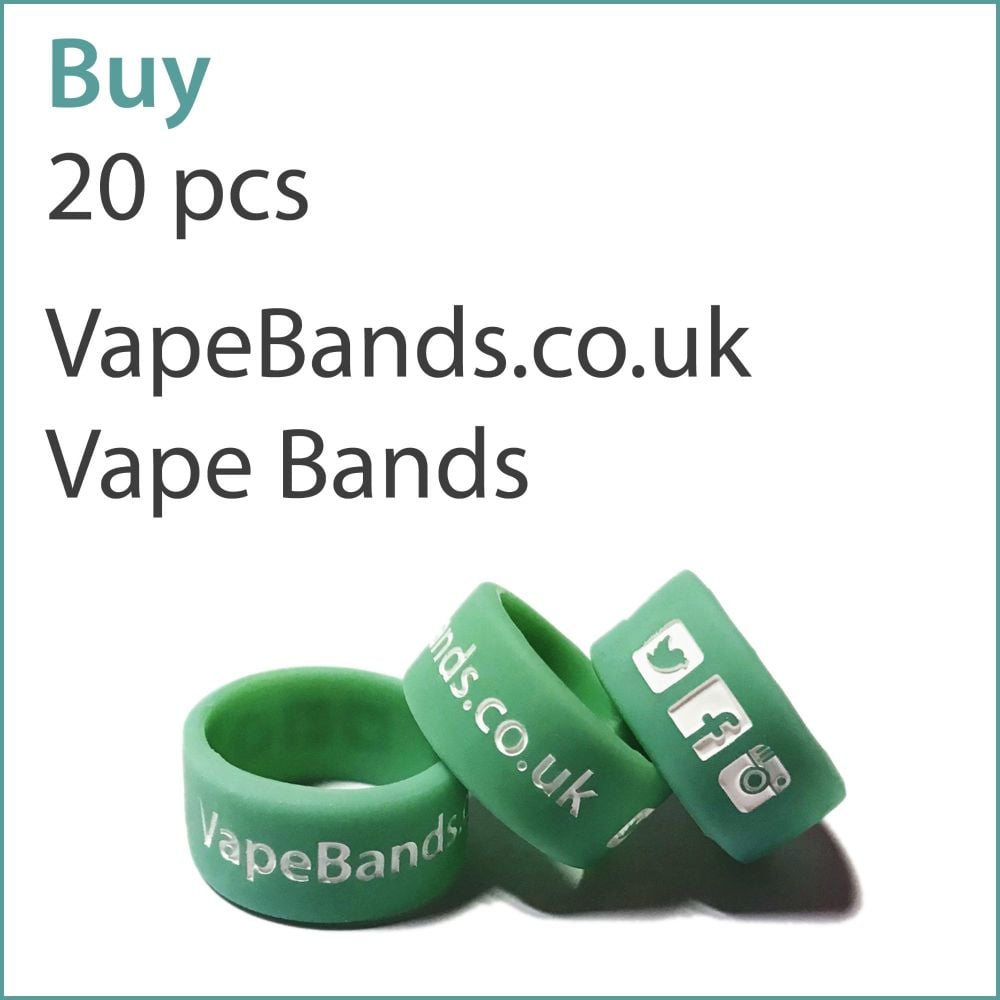 A8) Printed Vape Bands x 20 pcs (VapeBands.co.uk)