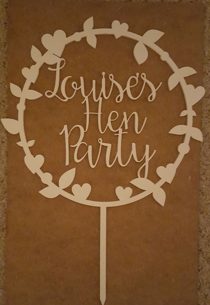 Hen Party Cake Topper