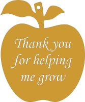 Apple Thanks for helping me grow (cut out)
