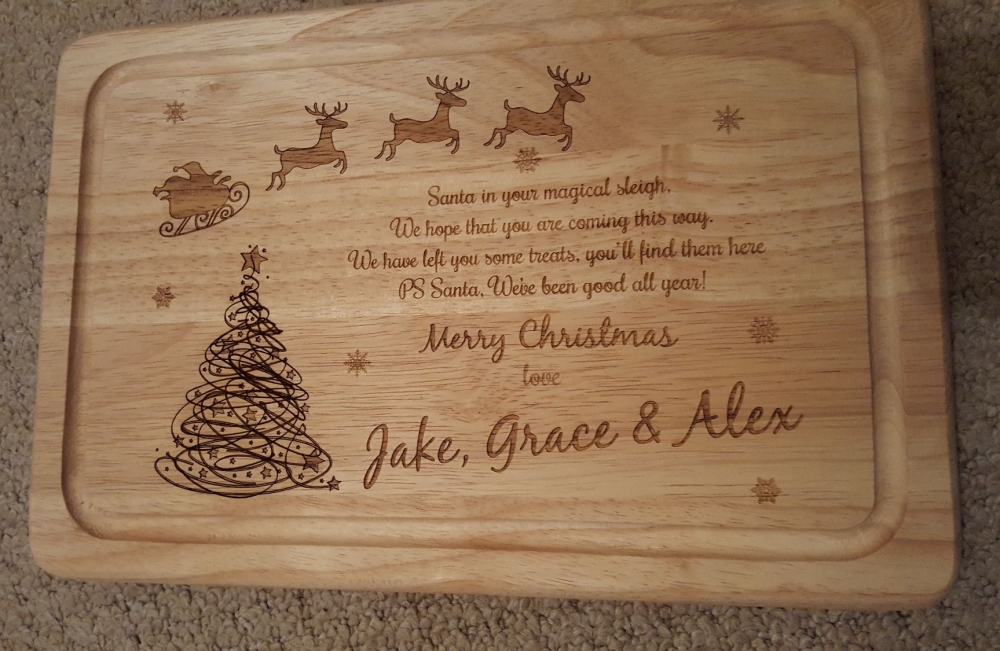 Engraved Chopping board