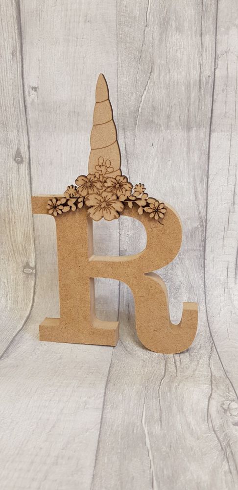 Freestanding Letter with Topper