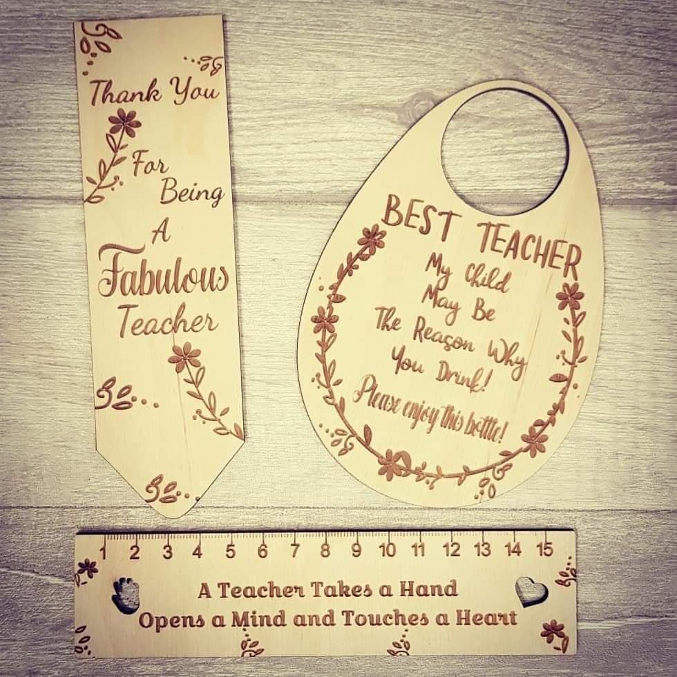 Set of 3 Teacher Gifts (unpersonalised)