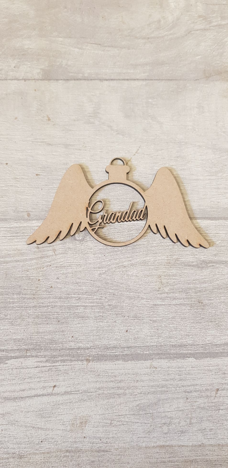 Round Wing Bauble (10 for £12)