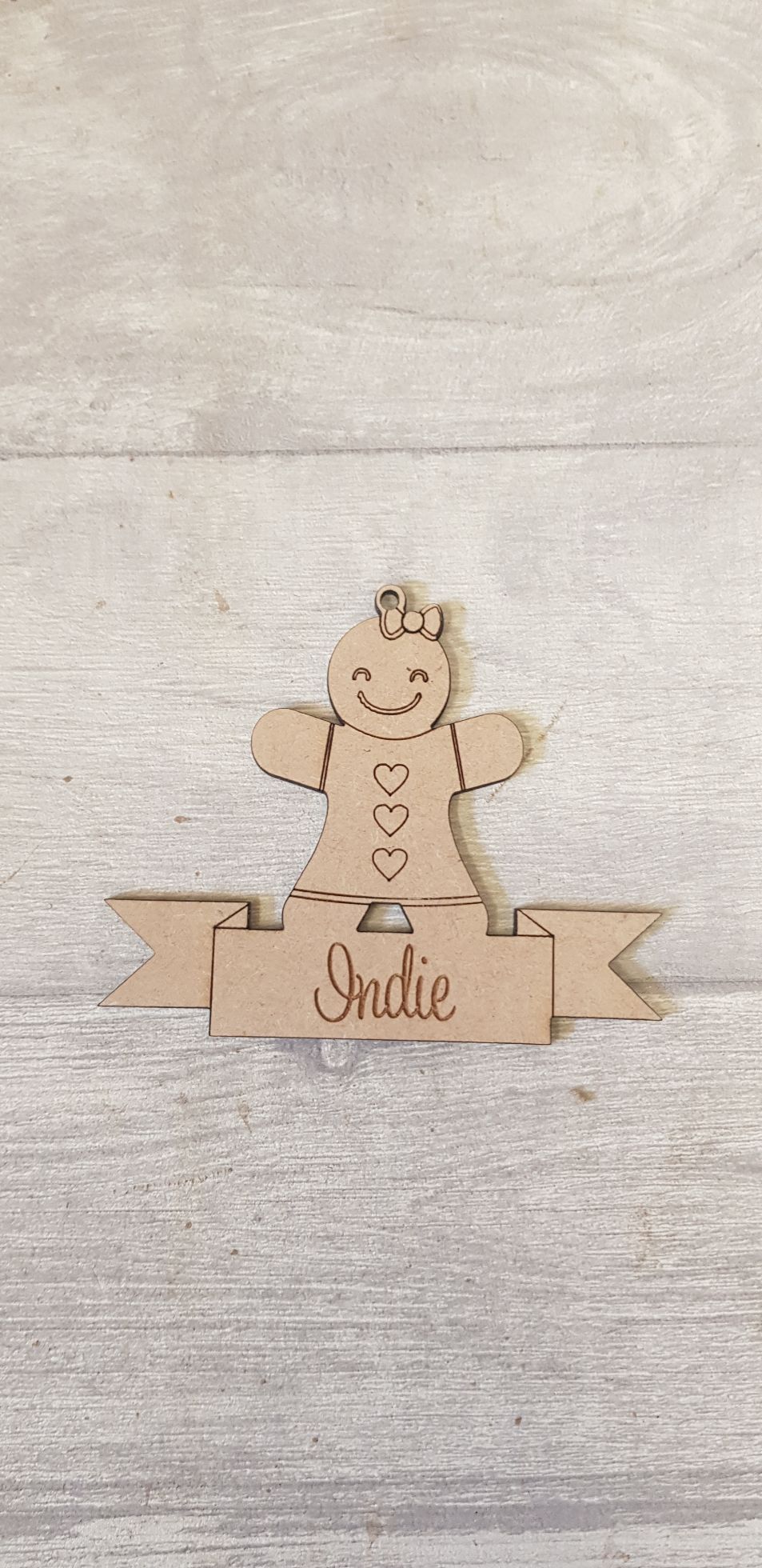 Gingerbreadwoman Bauble (10 for £12)