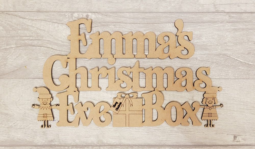 Elf Christmas Eve Box Topper