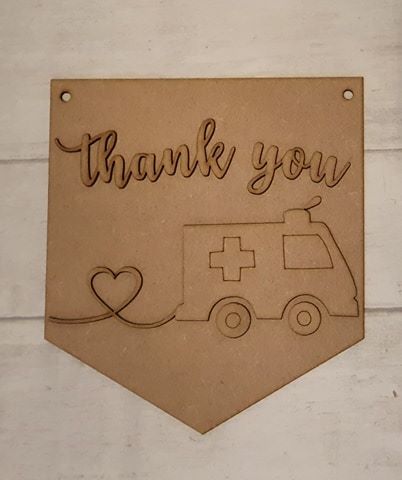 Keyworker Appreciation Bunting - Paramedics