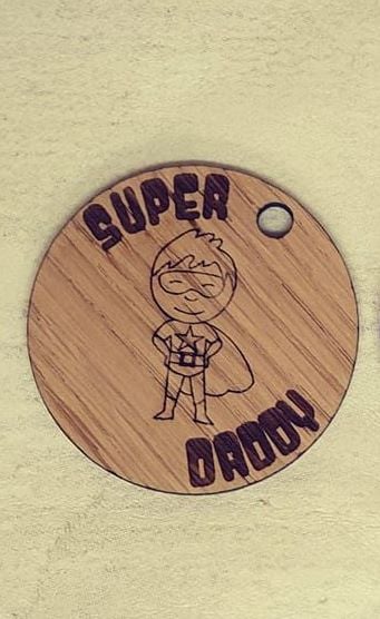 Super Daddy keyring
