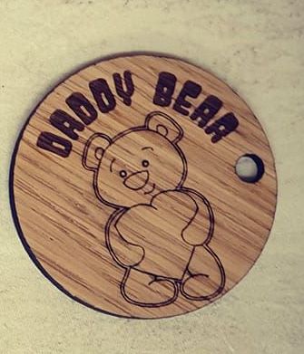 Daddy (teddy) Bear keyring