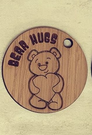 Bear Hugs keyring