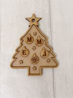 Family Initial Christmas Tree Bauble (MDF)