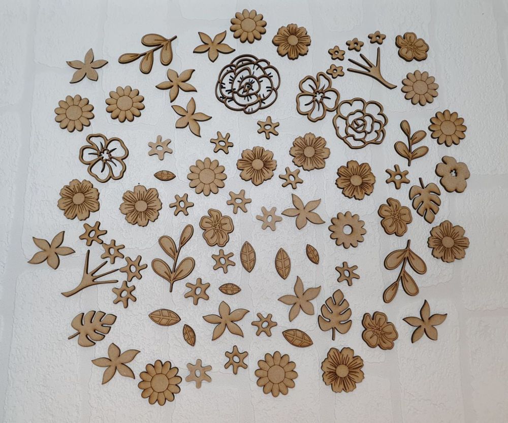 Craft Shape Bundle - Flowers