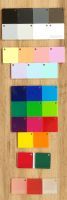 5cm Keyring Fobs - Pack of 10 (special colours)
