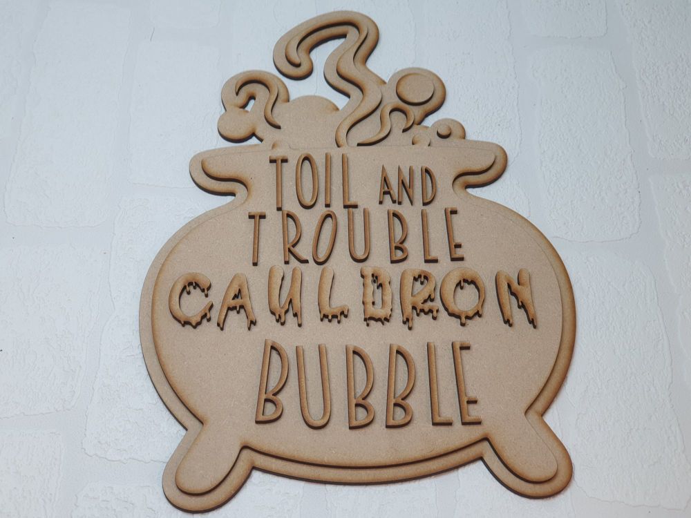 Cauldron bubble plaque