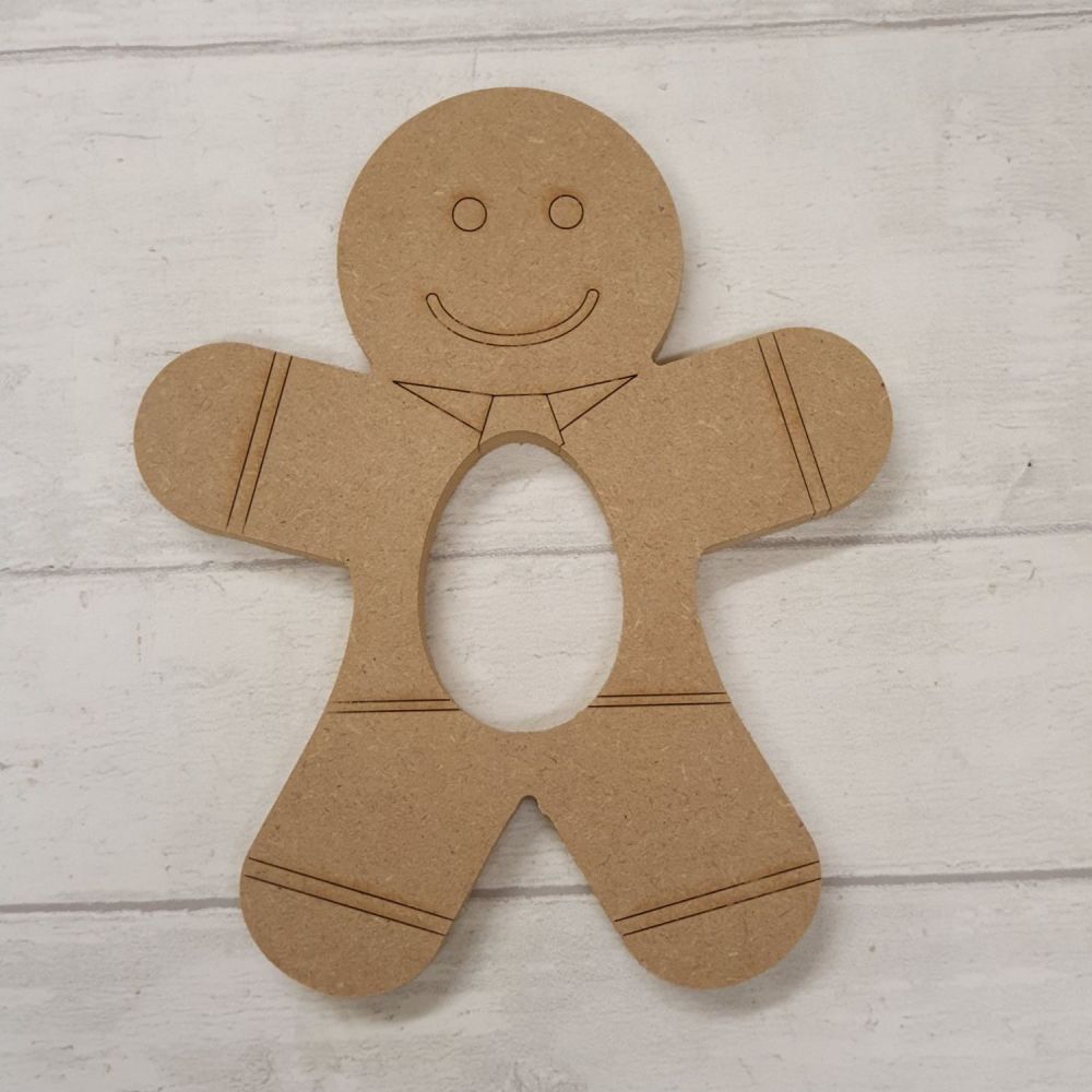 Gingerbread Man Chocolate Holder