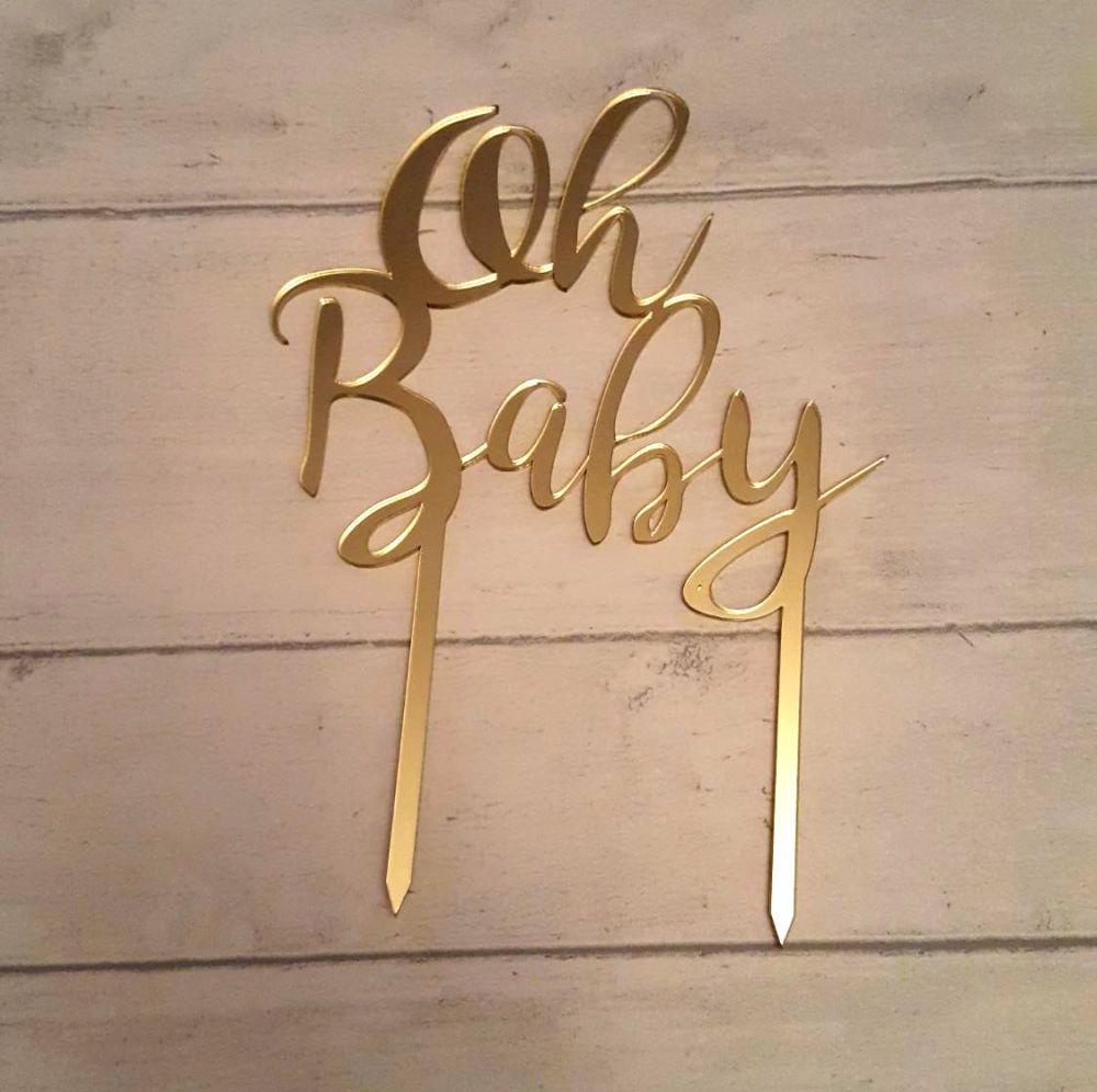 Oh Baby.. Cake Topper