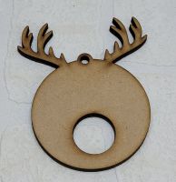 Rounded reindeer chocolate holder
