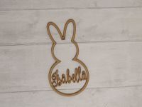 Round bunny hanger 25cm