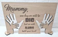 We will always hold your hand Plaque (double hands)
