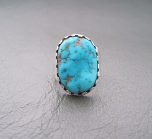 Navajo sterling silver & turquoise ring