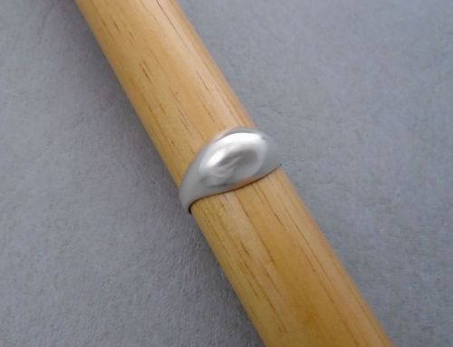 Sterling silver bubble / dome ring