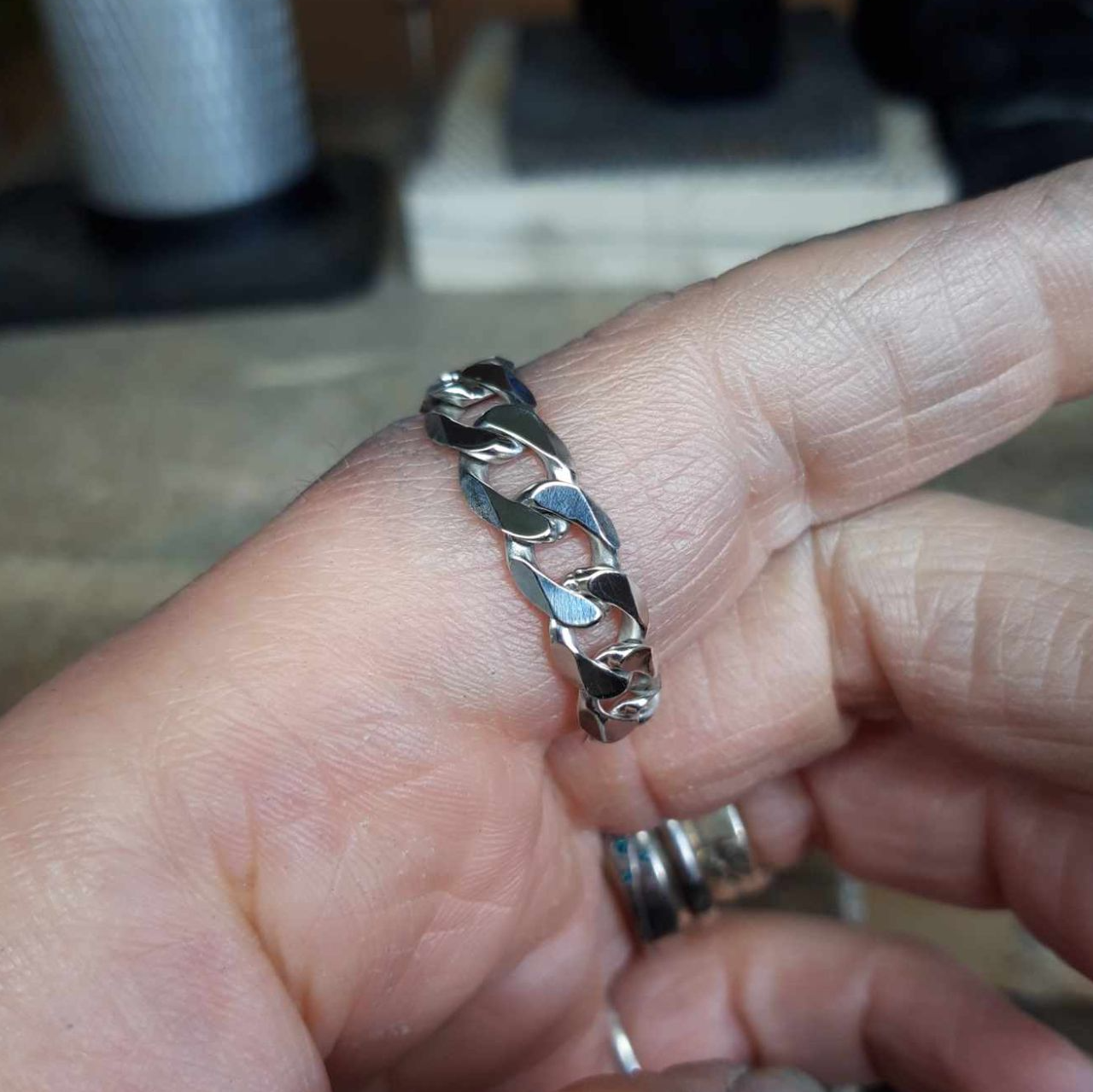 remodelled bevelled curb chain necklace to ring (16).jpg