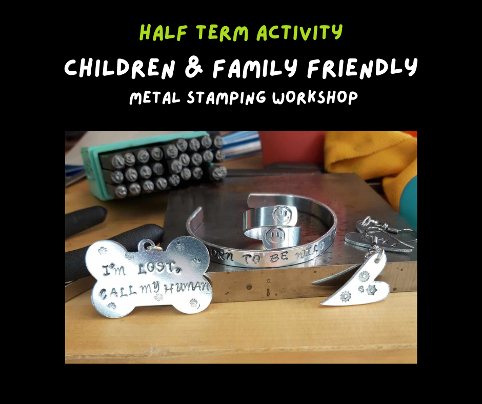 CHILDREN & FAMILY FRIENDLY Metal Stamping Workshop