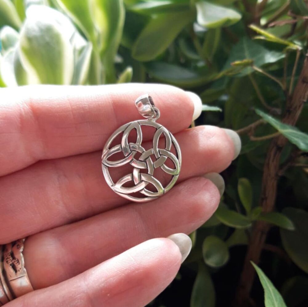 REFURBISHED Celtic sterling silver pendant