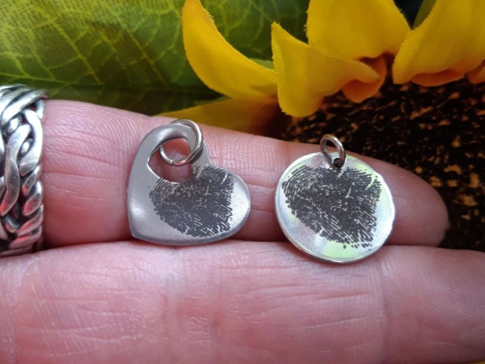 LASERED Fingerprint jewellery