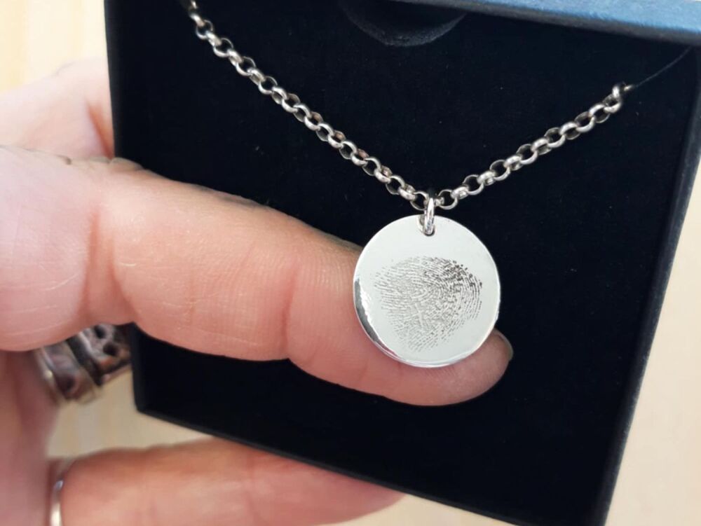 LASERED Fingerprint jewellery