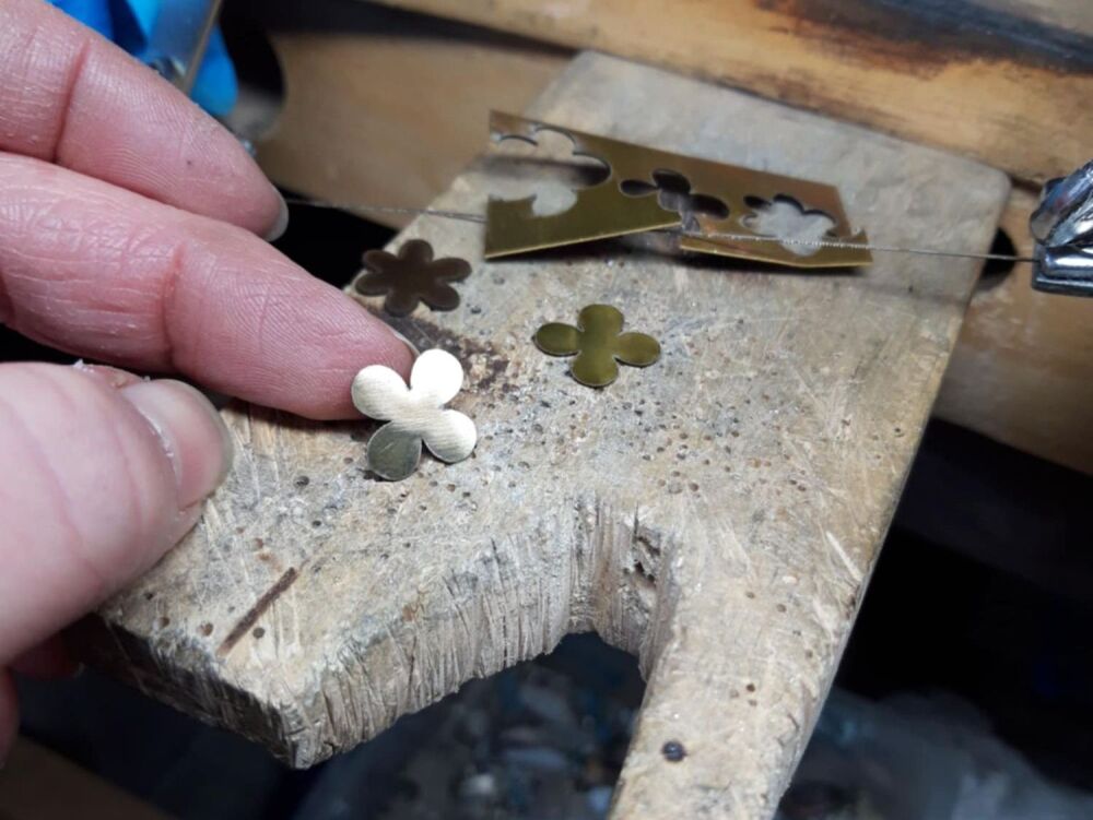 22nd May 2026 (Friday) -Sterling silver - FLOWER EARRINGS workshop 10am-1pm