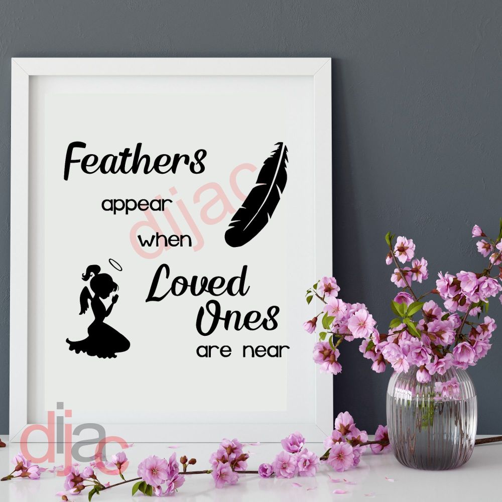 Feathers Appear / Vinyl Decal D1