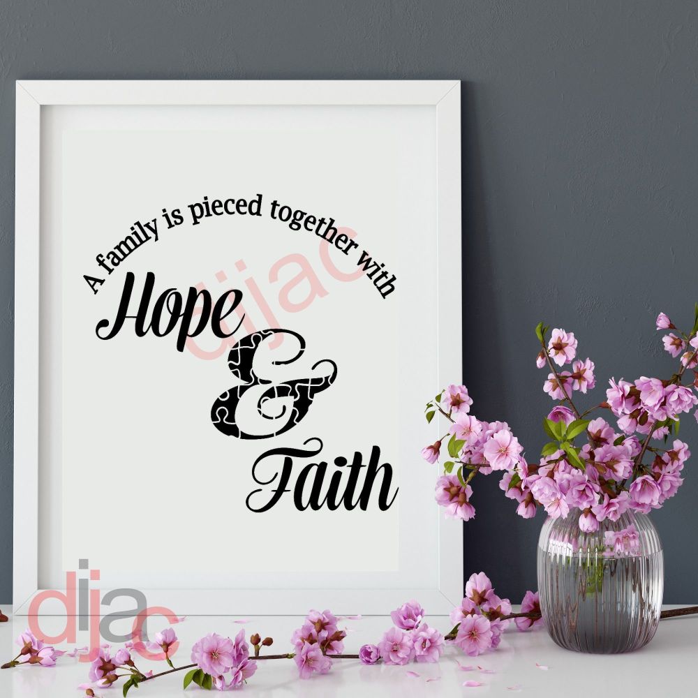 HOPE AND FAITH15 x 15 cm