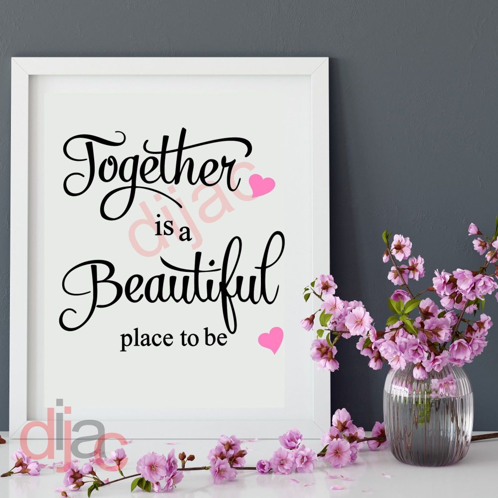 A Beautiful Place To Be / Vinyl Decal