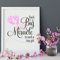 SUCH A BIG MIRACLE (GIRL D2)<br>15 x 15 cm