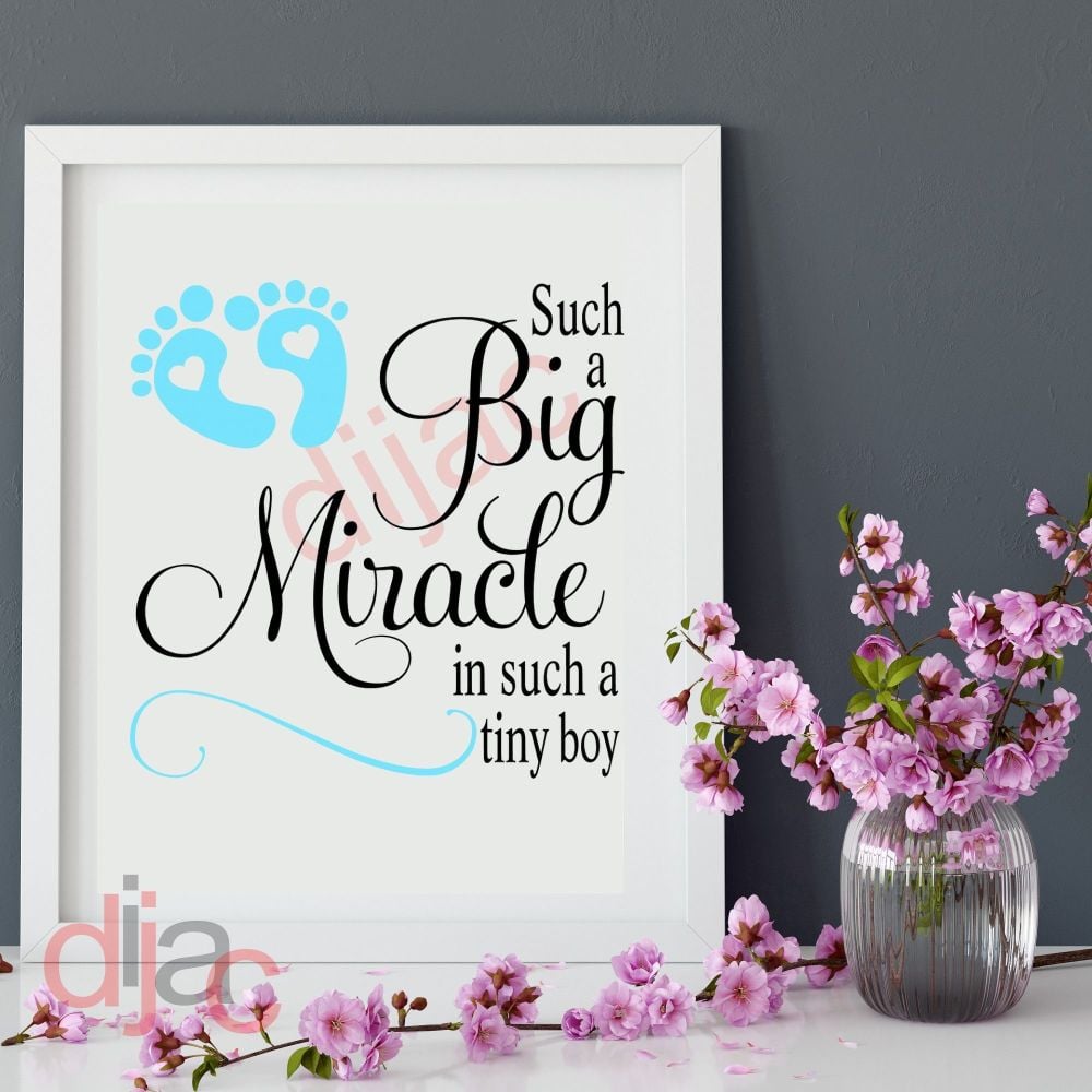SUCH A BIG MIRACLE (GIRL D2) LARGE DECAL