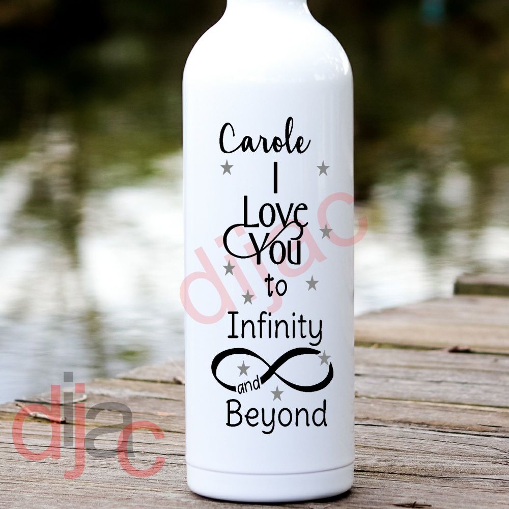 INFINITY AND BEYOND VINYL DECAL