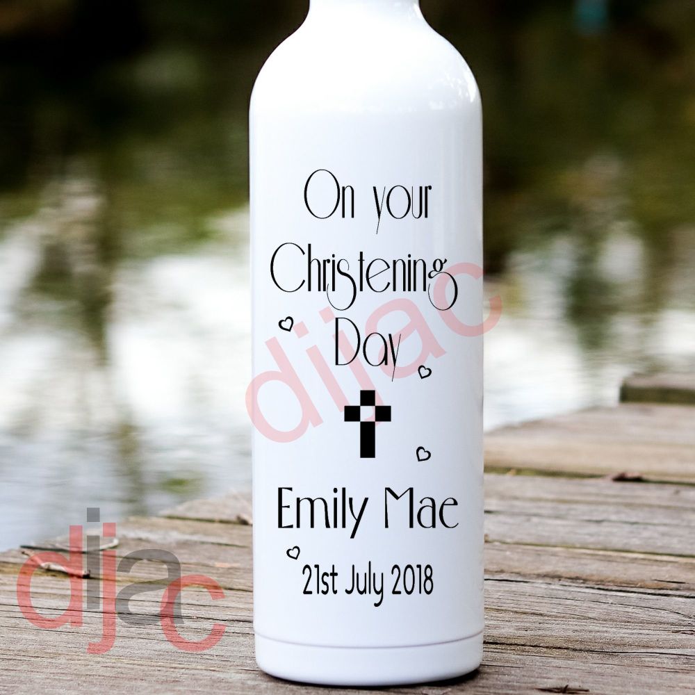 ON YOUR CHRISTENING DAY DECAL