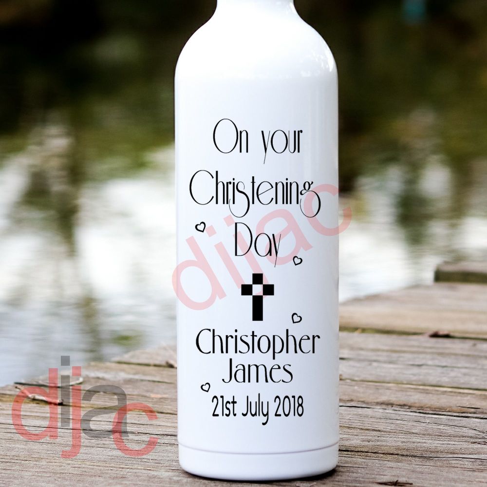 Christening Day / Personalised Vinyl Decal
