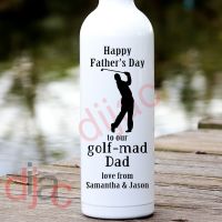 GOLF MAD FATHER'S DAY<br>PERSONALISED<br>8 x 17.5 cm