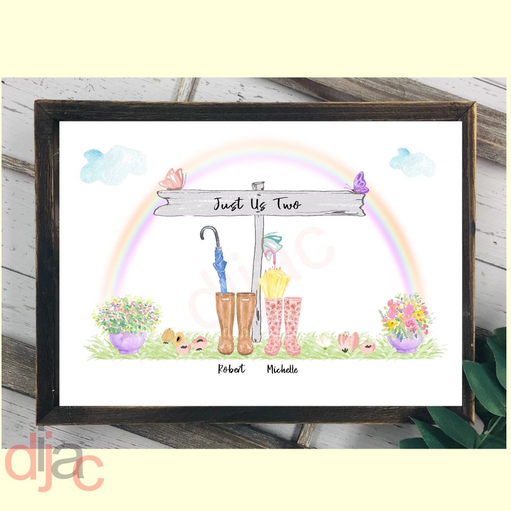 2 CHARACTER WELLINGTON (D2) FAMILY PRINT