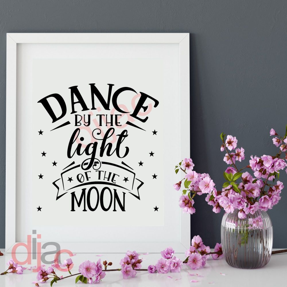 DANCE BY THE LIGHT OF THE MOON VINYL DECAL