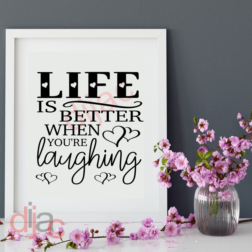 When You're Laughing / Vinyl Decal