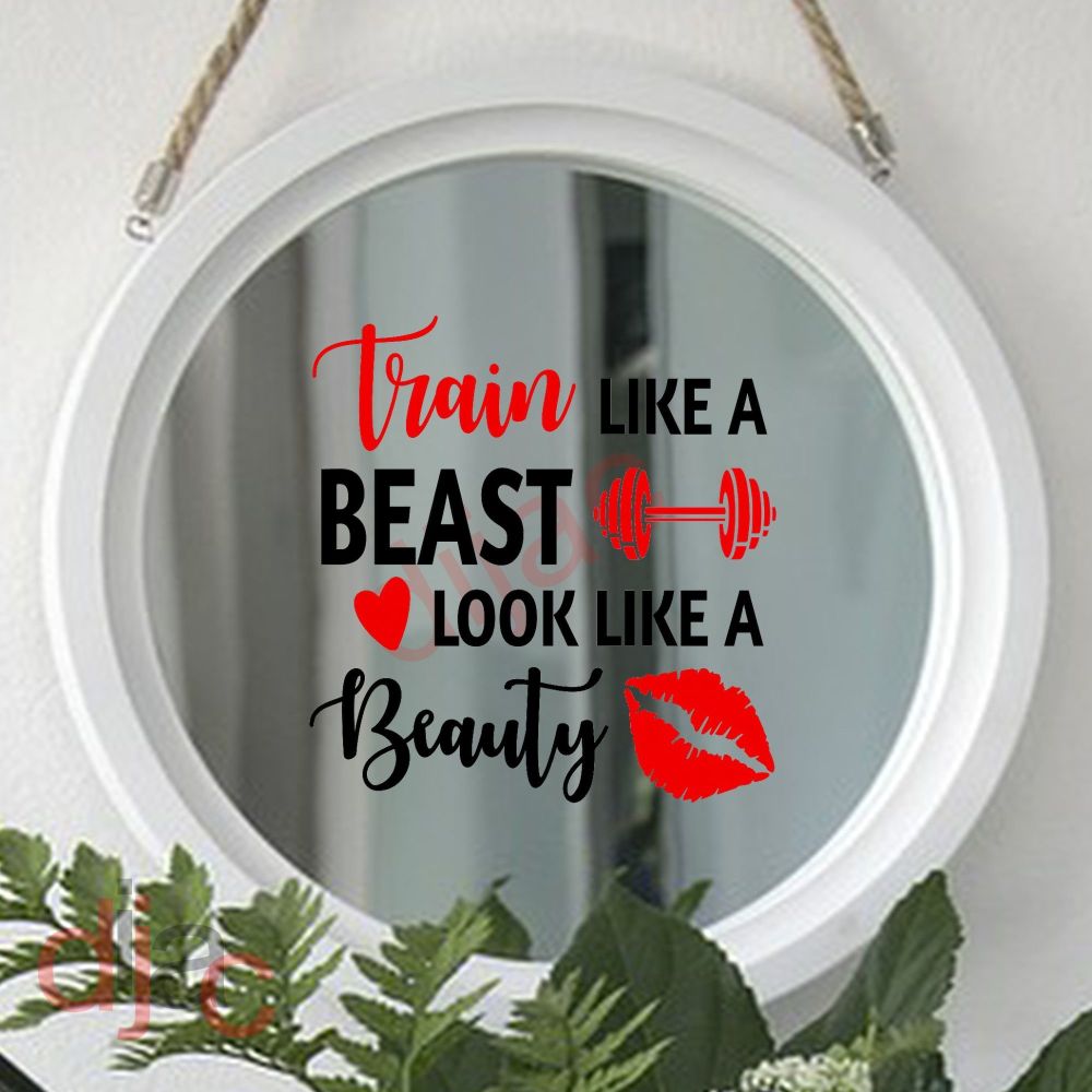 TRAIN LIKE A BEAST 15 x 15 cm
